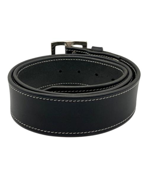 Denham（デンハム）Denham (デンハム) MIJ LEATHER BELT ブラックの古着・服飾アイテム
