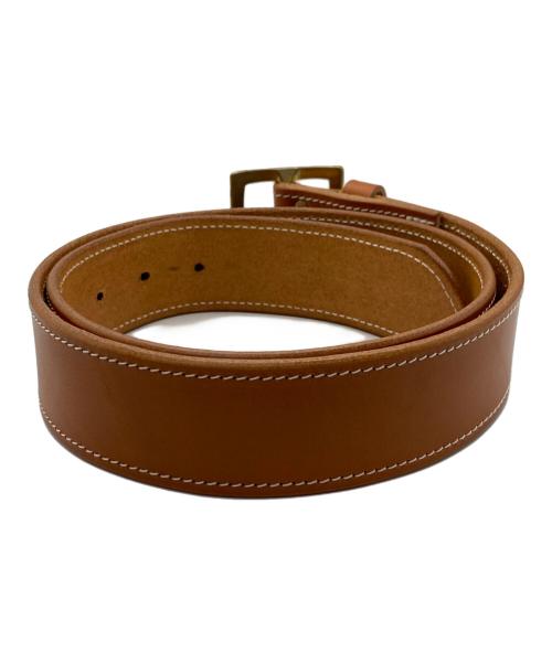 Denham（デンハム）Denham (デンハム) MIJ LEATHER BELT ブラウン サイズ:85の古着・服飾アイテム