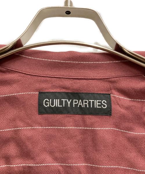 WACKO MARIA（ワコマリア）WACKO MARIA (ワコマリア) KASURI STRIPED OPEN COLLAR SHIRT バーガンディー サイズ:Ⅿの古着・服飾アイテム