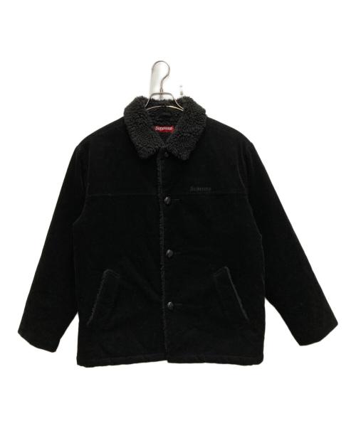 SUPREME（シュプリーム）SUPREME (シュプリーム) Kindermann Uncut Corduroy Car Coat ブラック サイズ:Ⅿの古着・服飾アイテム