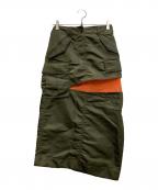sacaiサカイ）の古着「Nylon Twill Skirt」｜オリーブ