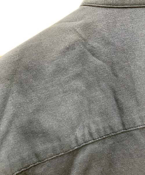 ISSEY MIYAKE MEN（イッセイミヤケメン）ISSEY MIYAKE MEN (イッセイミヤケメン) ノーカラー S/S シャツ ネイビー サイズ:1の古着・服飾アイテム