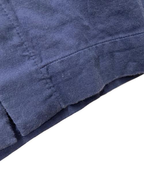 ISSEY MIYAKE MEN（イッセイミヤケメン）ISSEY MIYAKE MEN (イッセイミヤケメン) ノーカラー S/S シャツ ネイビー サイズ:1の古着・服飾アイテム