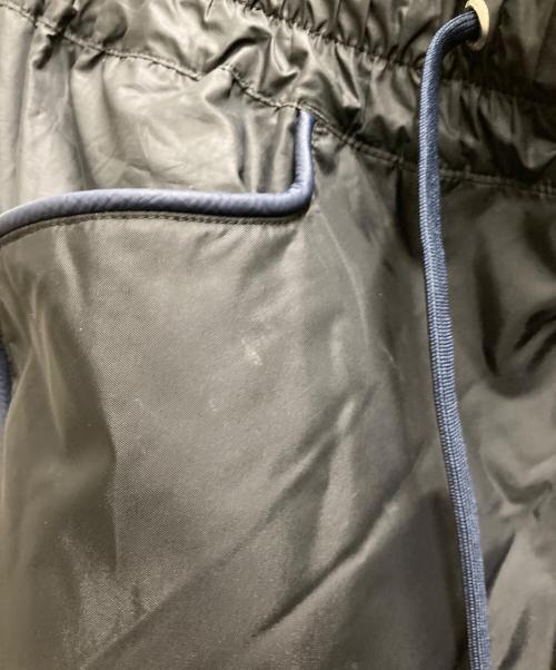 NIKE LAB（ナイキ ラボ）NIKE LAB (ナイキ ラボ) sacai (サカイ) 異素材ウールドッキングスカート ブラック×ネイビー サイズ:Mの古着・服飾アイテム