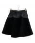 NIKE LAB (ナイキ ラボ) sacai (サカイ) 異素材ウールドッキングスカート ブラック×ネイビー サイズ:M：10000円