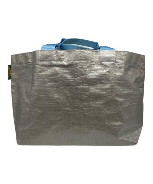 Herve Chapelier（エルベシャプリエ）Herve Chapelier (エルベシャプリエ) マルシェバッグM シルバー×ネイビーの古着・服飾アイテム