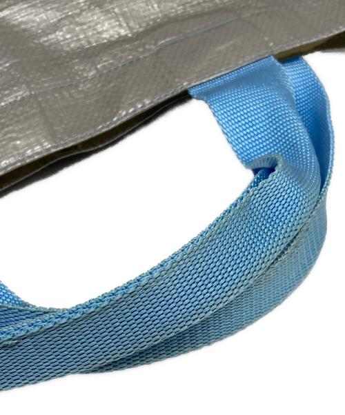 Herve Chapelier（エルベシャプリエ）Herve Chapelier (エルベシャプリエ) マルシェバッグM シルバー×ネイビーの古着・服飾アイテム