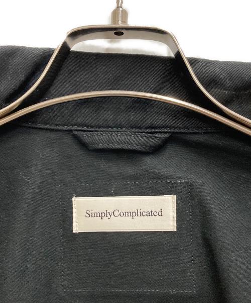 SimplyComplicated（シンプリーコンプリケイティド）SimplyComplicated (シンプリーコンプリケイティド) CHINO ZIP BLOUSON ブラック サイズ:3の古着・服飾アイテム
