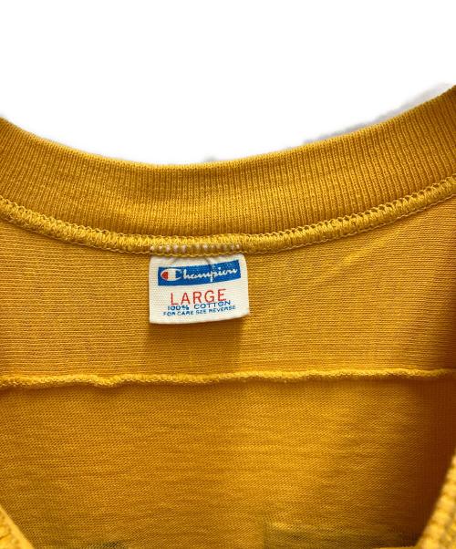 Champion（チャンピオン）Champion (チャンピオン) 70'S~80'S ナンバリング フットボールシャツ イエロー サイズ:Ⅼの古着・服飾アイテム