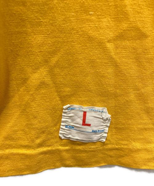 Champion（チャンピオン）Champion (チャンピオン) 70'S~80'S ナンバリング フットボールシャツ イエロー サイズ:Ⅼの古着・服飾アイテム