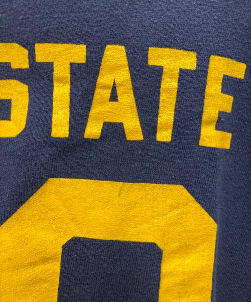Champion（チャンピオン）Champion (チャンピオン) 60'S ナンバリング フットボールシャツ ネイビー×イエロー サイズ:Ⅼの古着・服飾アイテム