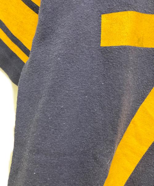 Champion（チャンピオン）Champion (チャンピオン) 60'S ナンバリング フットボールシャツ ネイビー×イエロー サイズ:Ⅼの古着・服飾アイテム