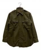 victoryヴィクトリー）の古着「60'S エポレット付きウール L/S シャツ」｜カーキ