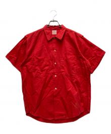 MARTIN'S（マーティンズ）の古着「50'S~60'S コットン S/S シャツ」｜レッド