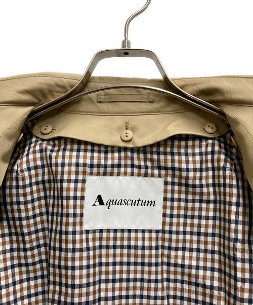 Aquascutum（アクアスキュータム）Aquascutum (アクアスキュータム) トレンチコート ベージュ サイズ:8の古着・服飾アイテム