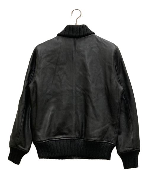SCHOTT BROS.（ショット）SCHOTT BROS. (ショットブロス) LEATHER STADIUM JACKET ブラック サイズ:Mの古着・服飾アイテム