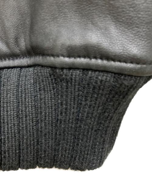 SCHOTT BROS.（ショット）SCHOTT BROS. (ショットブロス) LEATHER STADIUM JACKET ブラック サイズ:Mの古着・服飾アイテム