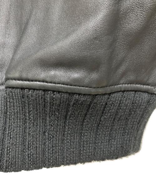 SCHOTT BROS.（ショット）SCHOTT BROS. (ショットブロス) LEATHER STADIUM JACKET ブラック サイズ:Mの古着・服飾アイテム