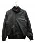SCHOTT BROS.（ショットブロス）の古着「LEATHER STADIUM JACKET」｜ブラック