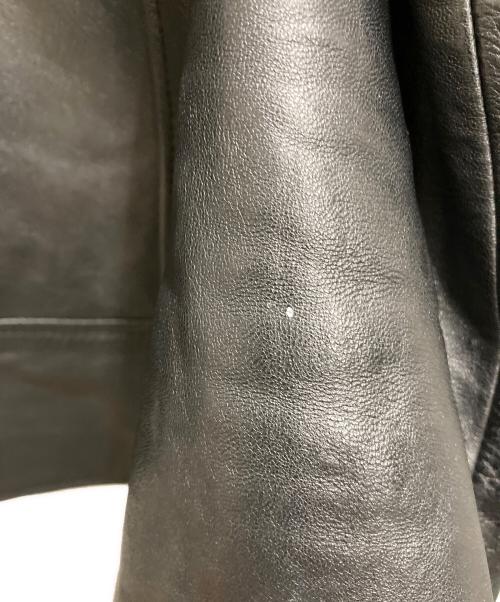 Schott（ショット）Schott (ショット) EDIFICE (エディフィス) シングルライダースジャケット ブラック サイズ:Ｍの古着・服飾アイテム