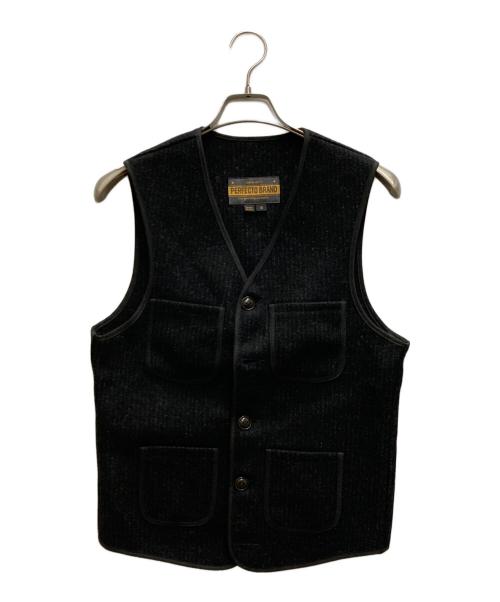 Schott（ショット）Schott (ショット) ウール混ベスト グレー サイズ:Sの古着・服飾アイテム