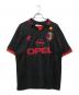 LOTTO（ロット）の古着「90s ACミランゲームシャツ」｜ブラック×レッド