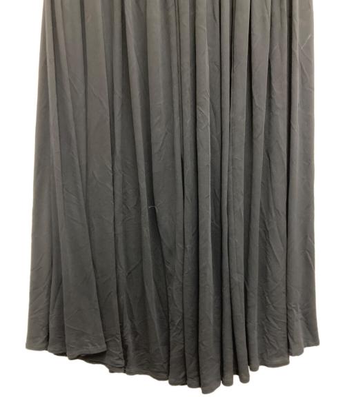 JIL SANDER（ジルサンダー）JIL SANDER (ジルサンダー) ギャザー ロングイージースカート ブラック サイズ:34の古着・服飾アイテム
