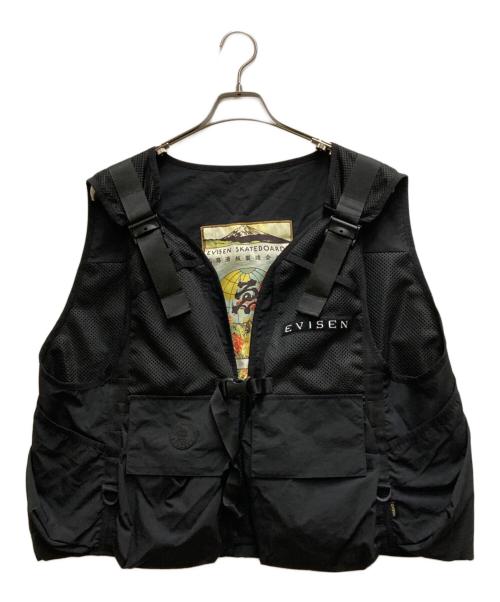 EVISEN SKATEBOARDS（エビセン スケートボード）Evisen Skateboards (エビセン スケートボード) BATTLE PHISH VEST ブラック サイズ:不明の古着・服飾アイテム