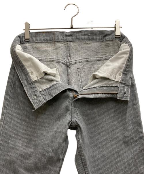 LEVI'S（リーバイス）LEVI'S (リーバイス) 80'S ストライプデニムパンツ グレー サイズ: 83.5cm (W33)の古着・服飾アイテム