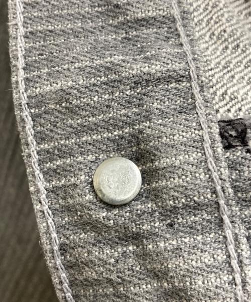 LEVI'S（リーバイス）LEVI'S (リーバイス) 80'S ストライプデニムパンツ グレー サイズ: 83.5cm (W33)の古着・服飾アイテム