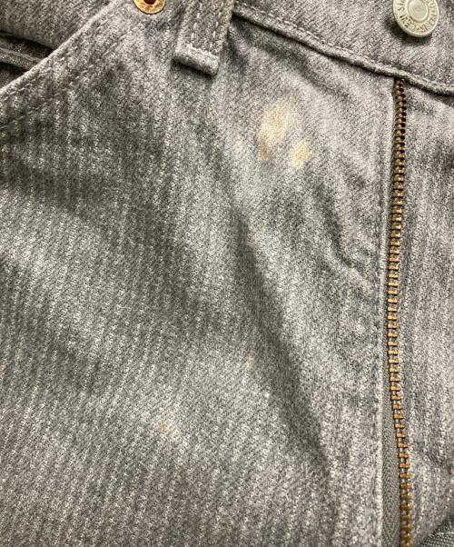 LEVI'S（リーバイス）LEVI'S (リーバイス) 80'S ストライプデニムパンツ グレー サイズ: 83.5cm (W33)の古着・服飾アイテム
