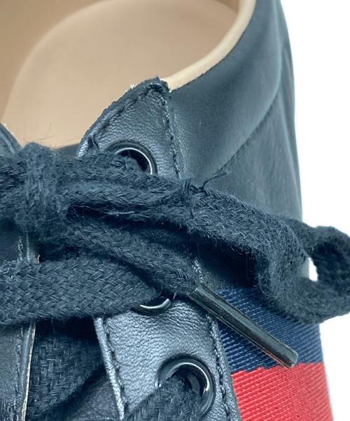 GUCCI（グッチ）GUCCI (グッチ) エース エンブロイダリー付き スニーカー ブラック サイズ:37の古着・服飾アイテム