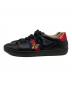 GUCCI (グッチ) エース エンブロイダリー付き スニーカー ブラック サイズ:37：18000円