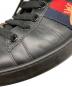 中古・古着 GUCCI (グッチ) エース エンブロイダリー付き スニーカー ブラック サイズ:37：18000円