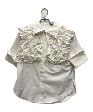 中古・古着通販】Bibiy. (ビビィ) ARIEL FRILL BLOUSE ホワイト サイズ