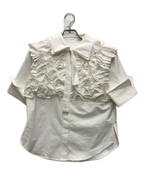 Bibiy.（ビビィ）Bibiy. (ビビィ) ARIEL FRILL BLOUSE ホワイト サイズ:FREEの古着・服飾アイテム