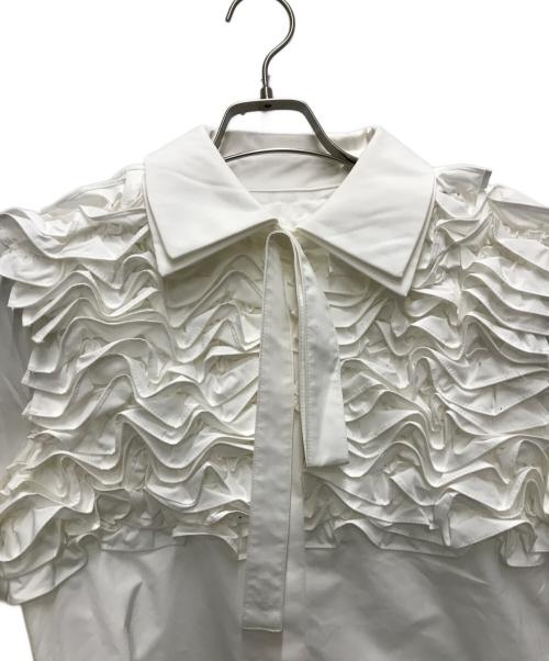 Bibiy.（ビビィ）Bibiy. (ビビィ) ARIEL FRILL BLOUSE ホワイト サイズ:FREEの古着・服飾アイテム