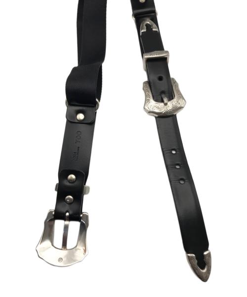TOGA ARCHIVES（トーガアーカイブス）TOGA ARCHIVES (トーガアーカイブス) ダブルバックルベルト ブラック サイズ:表記なしの古着・服飾アイテム