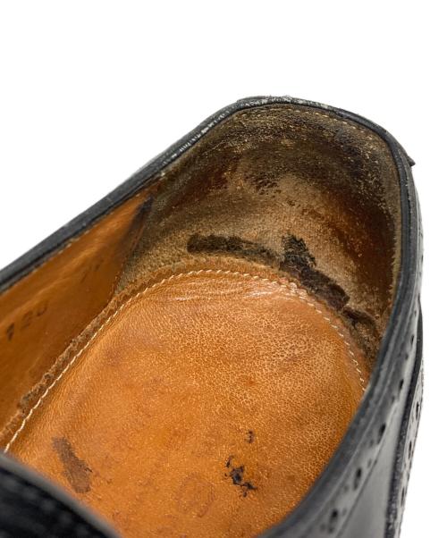 Jalan Sriwijaya（ジャランスリウァヤ）Jalan Sriwijaya (ジャランスリウァヤ) セミブローグシューズ ブラック サイズ:7 1/2の古着・服飾アイテム