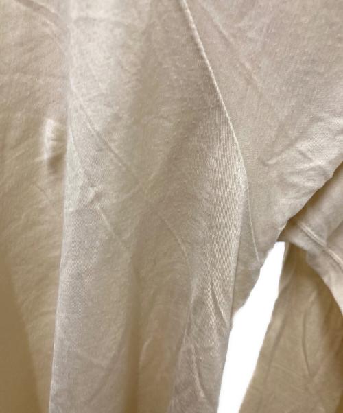 MAATEE&SONS（マーティーアンドサンズ）MAATEE&SONS (マーティーアンドサンズ) SILK PIQUE HENRY TEE ベージュ サイズ:3の古着・服飾アイテム