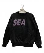 WIND AND SEAウィンダンシー）の古着「ロゴスウェット」｜グレー