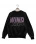 WIND AND SEA (ウィンダンシー) ロゴスウェット グレー サイズ:M：7000円