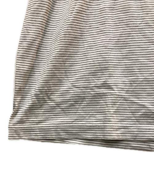 The Ennoy Professional（ザ エンノイ プロフェッショナル）The Ennoy Professional (ザ エンノイ プロフェッショナル) ロゴボーダーTシャツ グレー サイズ:Mの古着・服飾アイテム