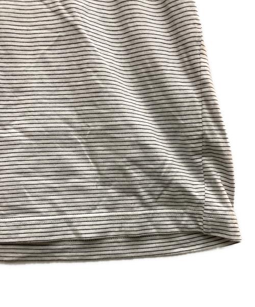 The Ennoy Professional（ザ エンノイ プロフェッショナル）The Ennoy Professional (ザ エンノイ プロフェッショナル) ロゴボーダーTシャツ グレー サイズ:Mの古着・服飾アイテム