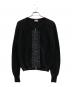 MONCLER（モンクレール）の古着「ナイロンフリルカーディガン」｜ブラック