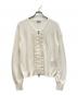 MONCLER（モンクレール）の古着「ナイロンフリルカーディガン」｜ホワイト