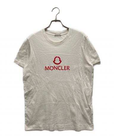 中古・古着通販】MONCLER (モンクレール) ロゴS/S T-SHIRT ホワイト