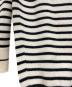 中古・古着 MONCLER (モンクレール) GIROCOLLO TRICOT ボーダーニット ホワイト サイズ:S：11000円