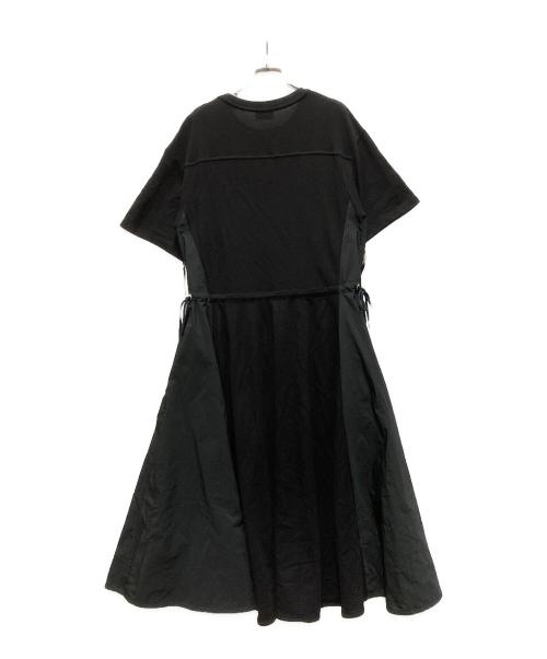 MONCLER（モンクレール）MONCLER (モンクレール) ABITOナイロン切替ワンピース ブラック サイズ:Sの古着・服飾アイテム