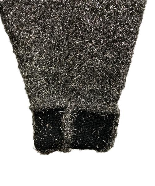 NKNIT（ンニット）NKNIT (ンニット) シャギーラメニットワンピース シルバーの古着・服飾アイテム
